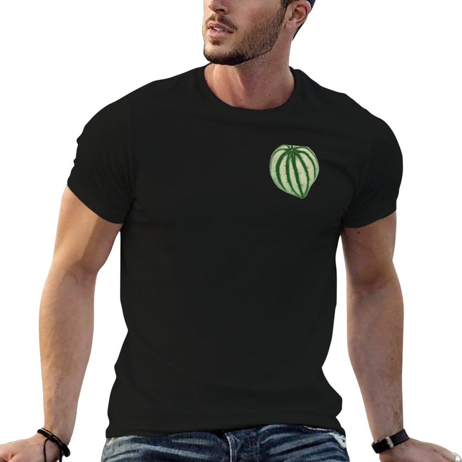 Peperomia Watermelon - T-Shirt mit Wassermelonen-Peperomia-Motiv, Tierdruck, für Jungen,